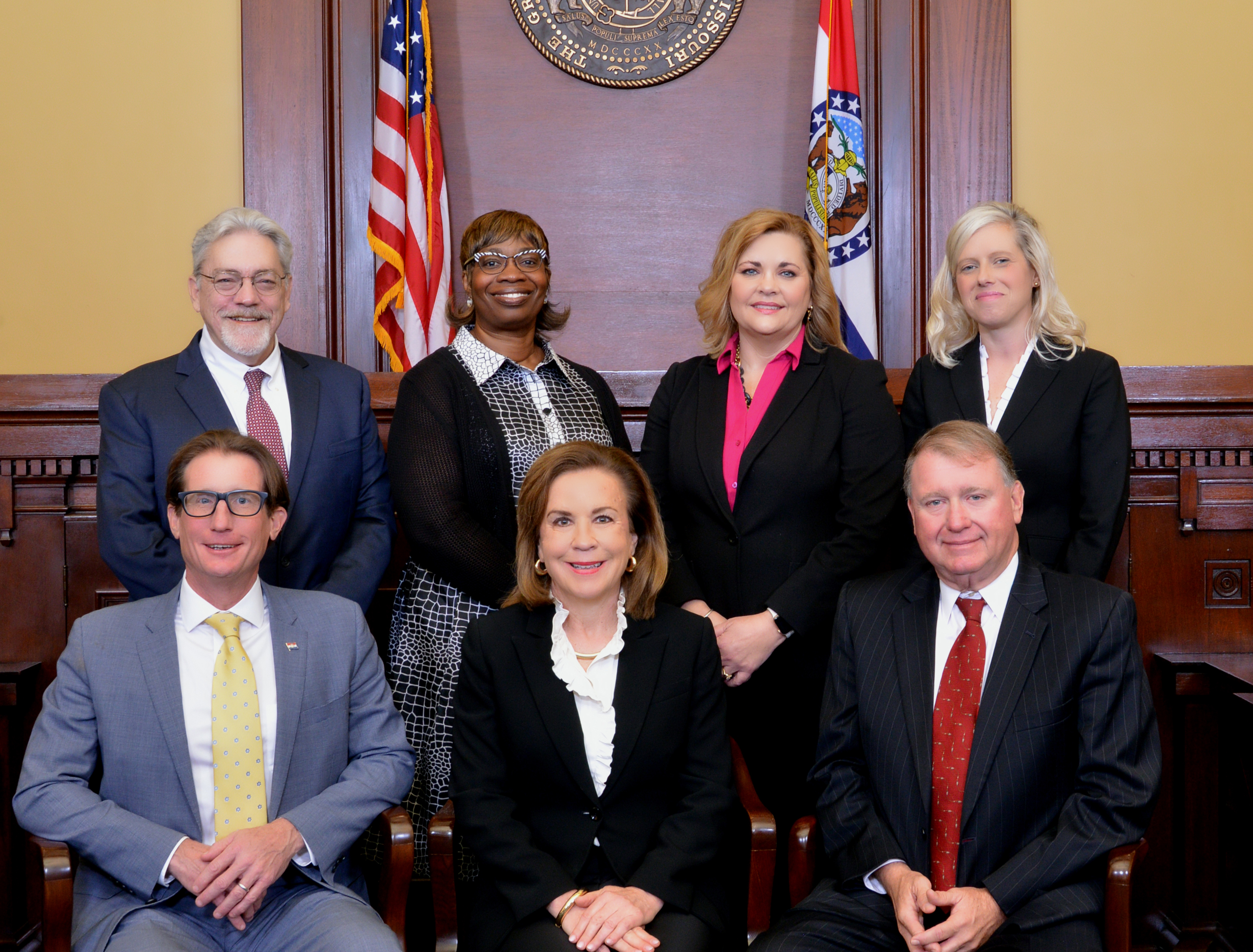 Supreme Court of Missouri judges - bench portrait July 2021